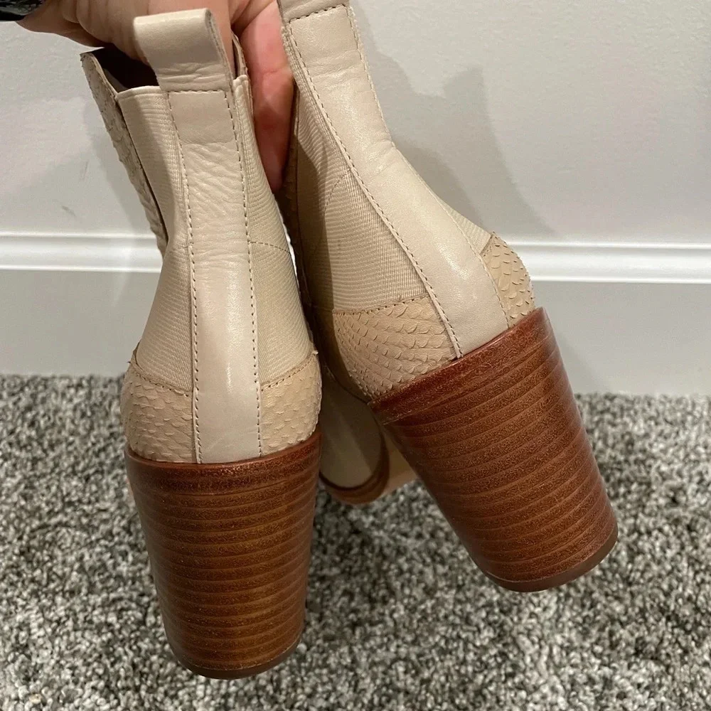Pour La Victoire Willux women's leather heeled boots, size 8.5 - Picture 7 of 14